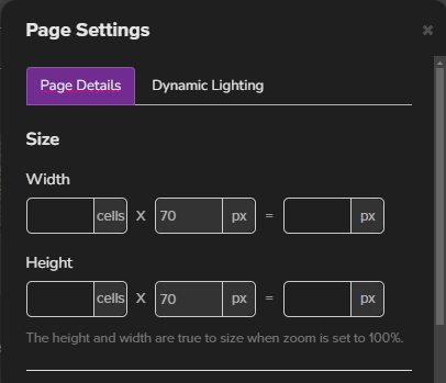 Page Setting